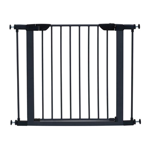 29" Pressure Mount Pet Gate in Graphite Steel 