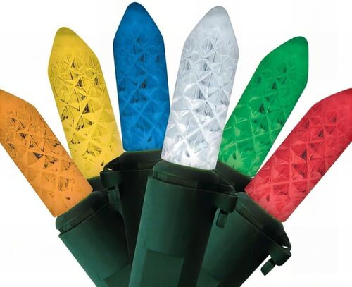 50-Light 8mm Ice LED Multi Colored Lights