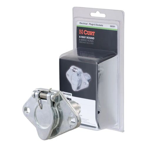 6-Way Round Connector Socket
