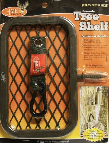 Tree Shelf Treestand Accessory Steel Brown Hanger