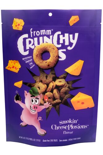 Crunchy O's Smokin' CheesePlosions Dog Treats - 6 oz