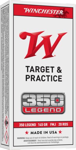 Target & Practice 350 Legend 145 Grain FMJ Ammunition - 20 Rounds