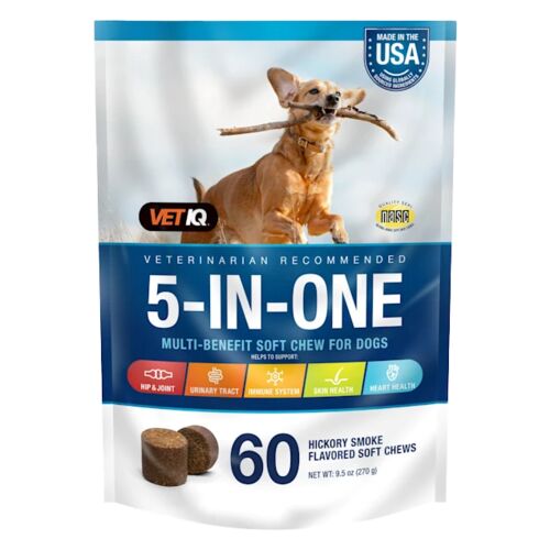 5-In-1 Multi-Benefit Soft Chew Supplement for Dogs - 60 Count