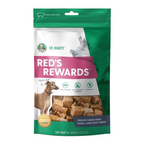 Red's Rewards 100% Freeze-Dried Raw Pork Liver Dog Treats - 8 oz