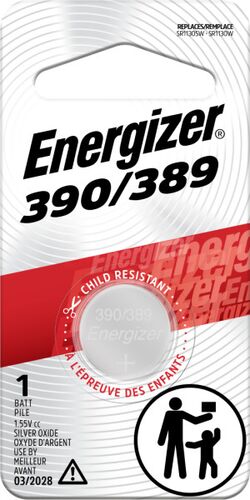 390/389 1.5V Silver Oxide Button Battery - 1 Pack