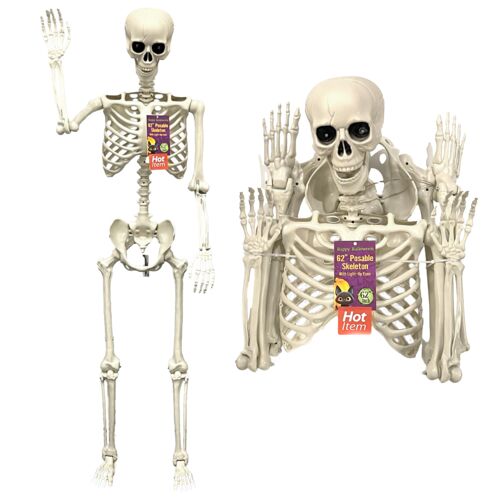 Light-Up Eyes Skeleton Decor