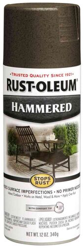 Hammered Finish Spray Paint in Dark Bronze - 12 oz