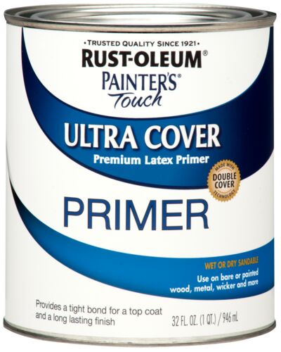 Painter's Touch Ultra Cover Premium Latex Primer in White - 1 Quart