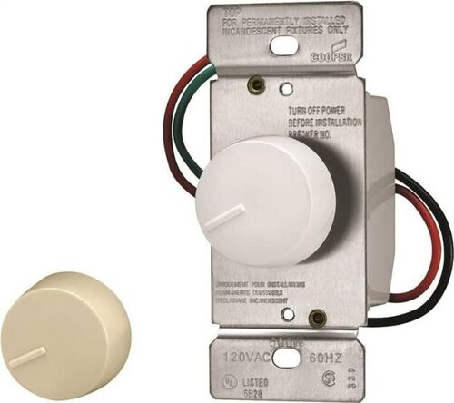 600 W 120 VAC 3 Way Preset Rotary Dimmer