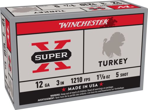 Super-X Turkey 12 Gauge 3" #5 Shotshells - 10 Rounds