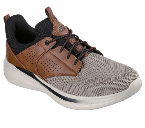 Men's Relaxed Fit: Slade - Breyer Shoes in Brown/Tan - 8.5EW