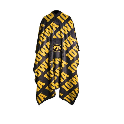 Iowa Hawkeyes Wearable Throw with Pockets