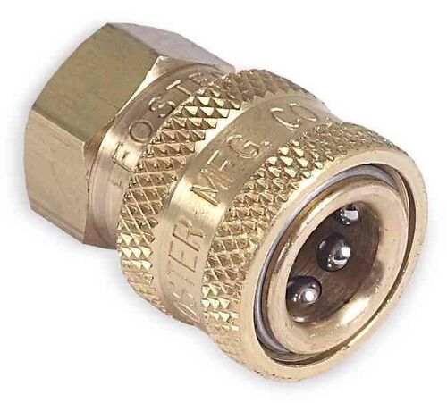 Quick Connect Plug Socket in Brass