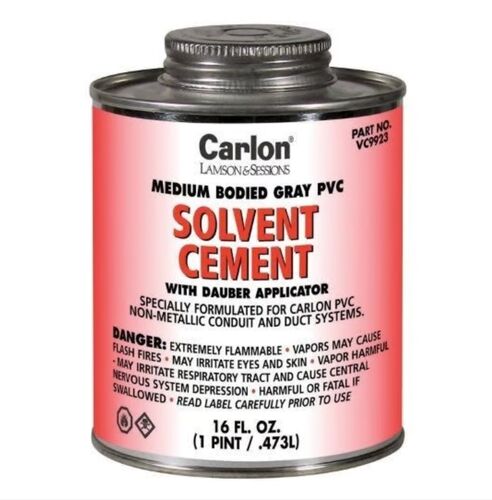 8 oz Grey Solvent Cement