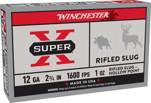 Super-X 12 Gauge 2.75" Rifled Slug - 5 Rounds