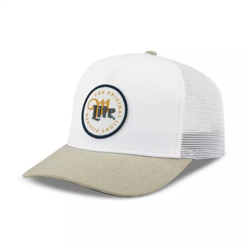Men's Miller Lite Original Lite Beer Patch Adjustable Cap