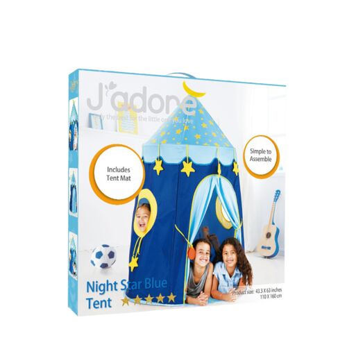 Night Star Blue Play Tent