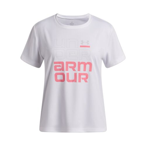 Girls' UA Tech Split Wordmark Short Sleeve Shirt