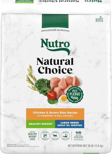 Large Breed Healthy Weight Chicken & Brown Rice Adult Dog Food - 30  Lb