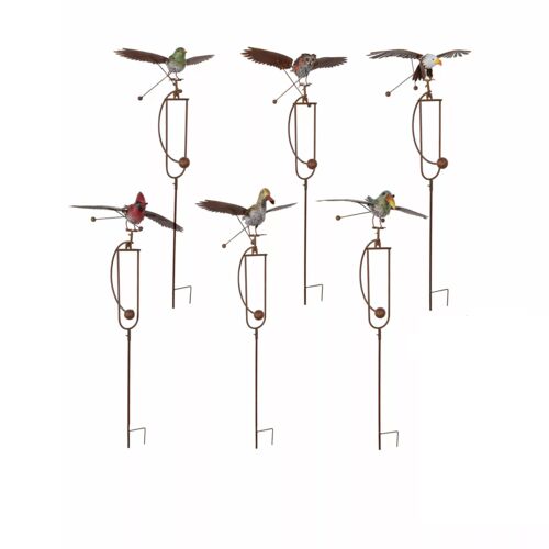 Metal Rocking Eagle/Owl/Bird/Duck Stake