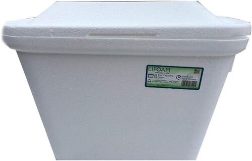 28-Quart Styrofoam Cooler in White