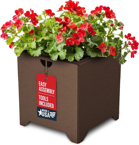 14.25" Cube Modern Planter