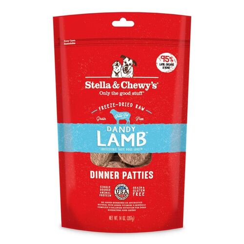Dandy Lamb Dinner Patties Freeze Dried Raw Dog - 5.5 oz