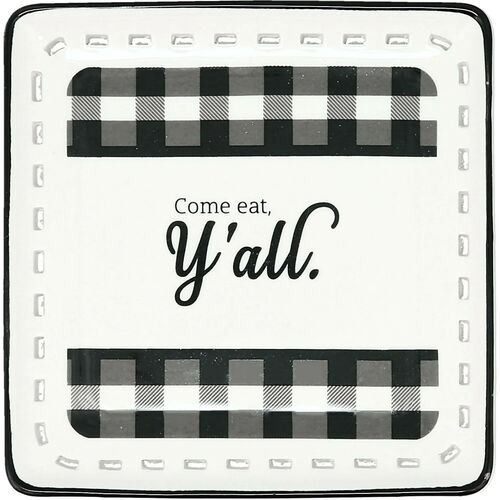 5" Y'all Appetizer Plate