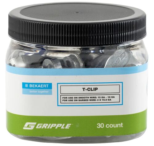 Gripple T-Clip - 30-Count Tub