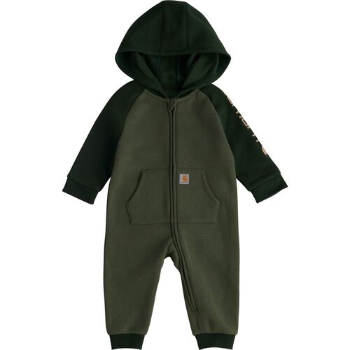 Boys' Long-Sleeve Zip Front Hooded Fleece Coverall