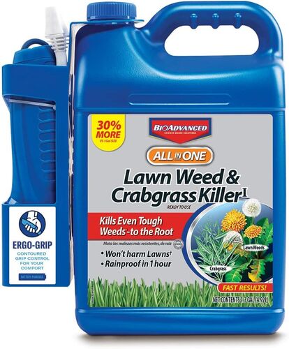 Ready-to-Use All-in-One Lawn Weed & Crabgrass Killer - 1.3 Gallon