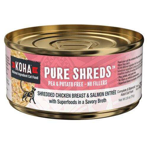 Chicken & Salmon Shreds Wet Cat Food - 2.8 oz