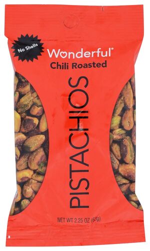 No Shell Chili Roasted Pistachios - 2.25 oz