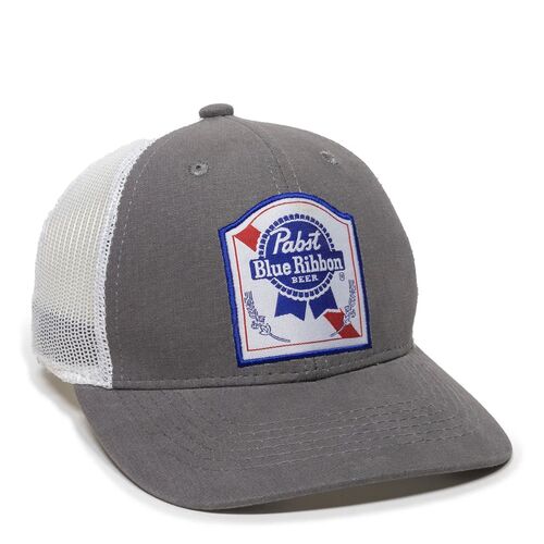 PBR Cap in Dark Grey/White