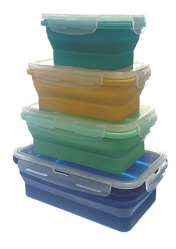 Rectangle Collapsible Silicone Storage Containers
