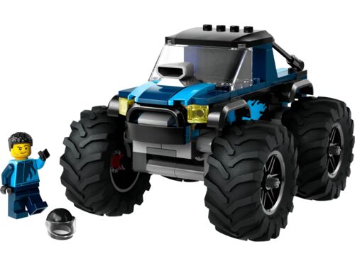 City Blue Monster Truck Building Set