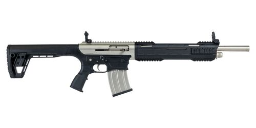 TAR 12 Marine 12 Gauge 18.5" Barrel Semi-Automatic Shotgun in Black/Silver