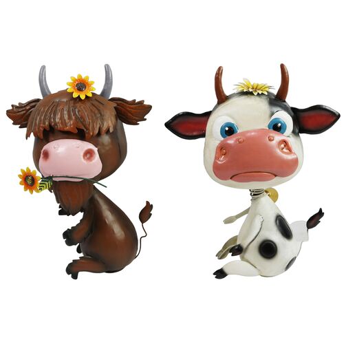 Silly Cow Metal Decor - Assorted