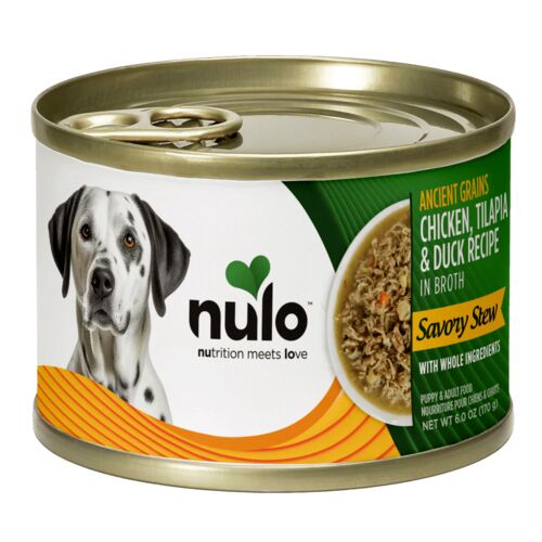 Ancient Grains Chicken, Tilapia & Duck Recipe Savory Stew Puppy & Adult Wet Dog Food - 6 oz