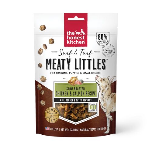 Meaty Littles Chicken & Salmon Recipe Dog Treats - 4 oz