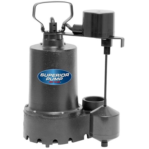 1/2 HP Cast Iron Submersible Sump Pump