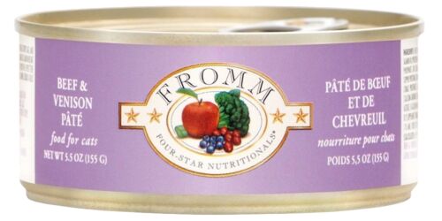 Beef & Venison Pate Cat Food - 5.5 oz