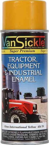 Tractor, Equipment, & Industrial Enamel Spray Paint in Yellow - 12 oz