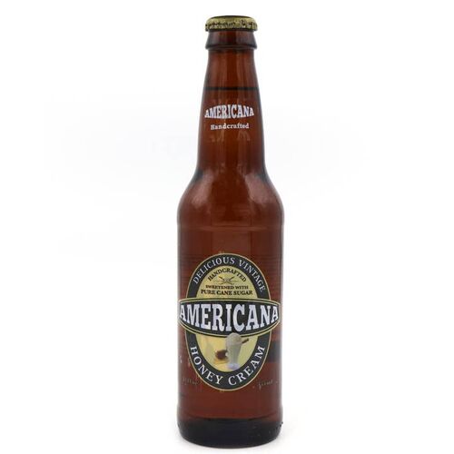 Americana Honey Cream Soda - 12 oz Glass Bottle