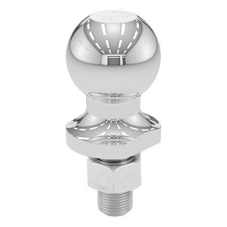1-7/8" ATV Tow Ball - Lawn Tractor Hitch Ball (2,000 Lb, Chrome)