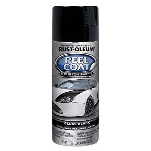 Automotive Peel Coat Spray in Gloss Black - 10 oz