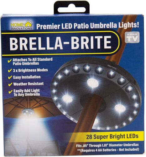 Bella-Brite LED Patio Umbrella Light