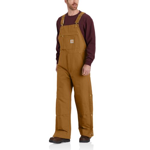 Men's 106672 Loose Fit Firm Duck Insulated Bib Overall