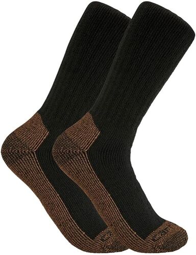 Men's 2-Pack Midweight Steel-Toe Boot Socks
