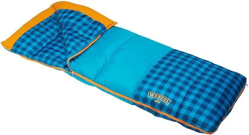 Sapling 40-50F Degree Youth Sleeping Bag in Blue
